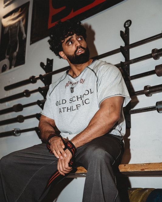 OSA Grey Short Sleeve Rag Top