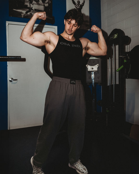 Charcoal Bodybuilding Sweatpants