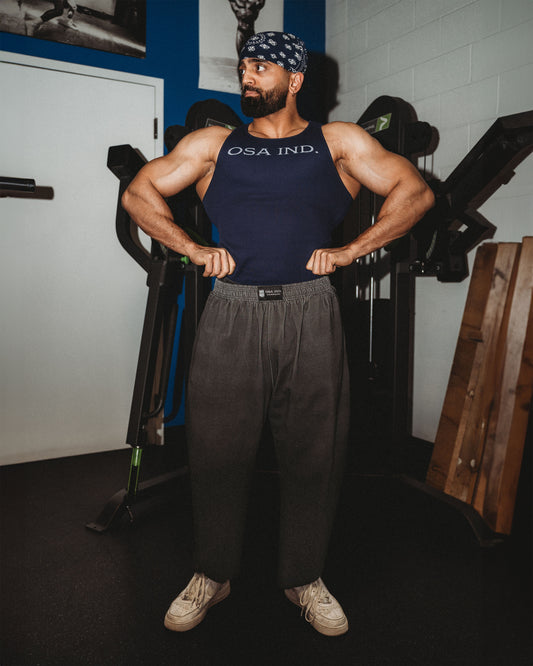 Black Diamond Patterned Bodybuilding Pants